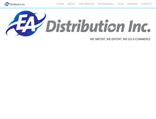 Tablet Screenshot of eadistribution.com